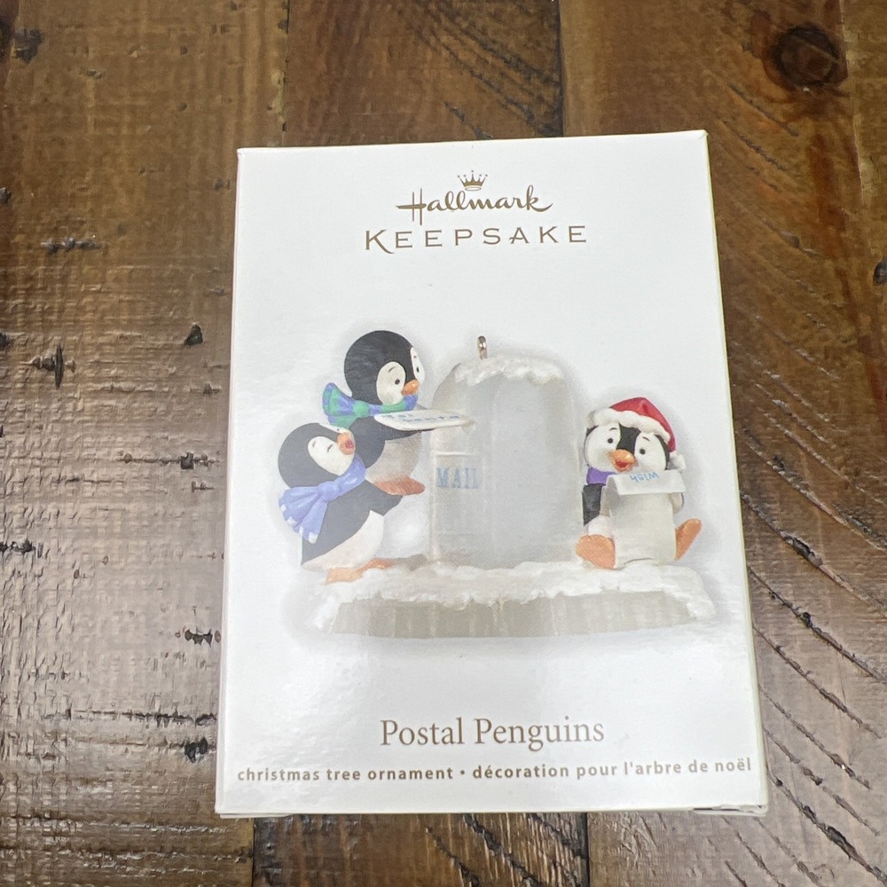 Hallmark Keepsake Postal Penguins 2012 Christmas Ornament